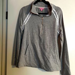 Lilly Pulitzer gray pullover
